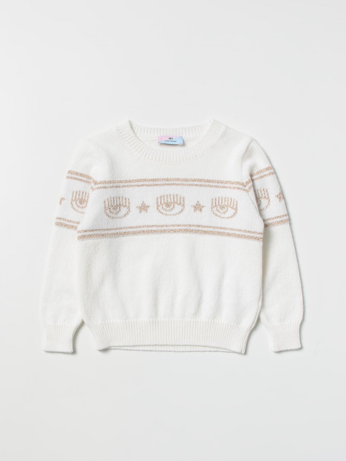 CHIARA FERRAGNI Jumper CHIARA FERRAGNI Kids colour Yellow Cream