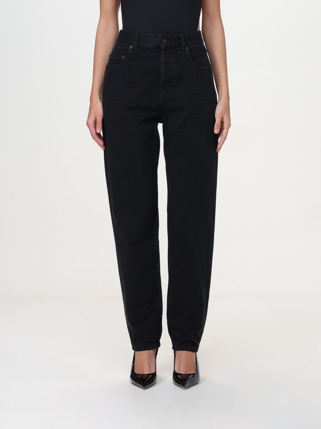 Saint Laurent Jeans SAINT LAURENT Woman colour Blue