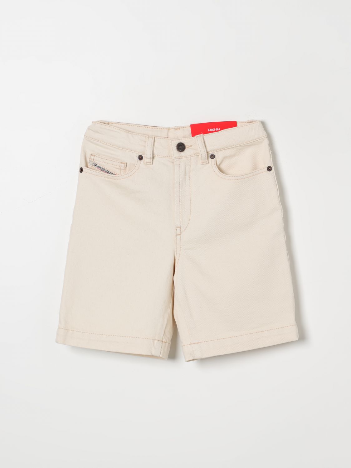 Diesel Shorts DIESEL Kids color Yellow Cream