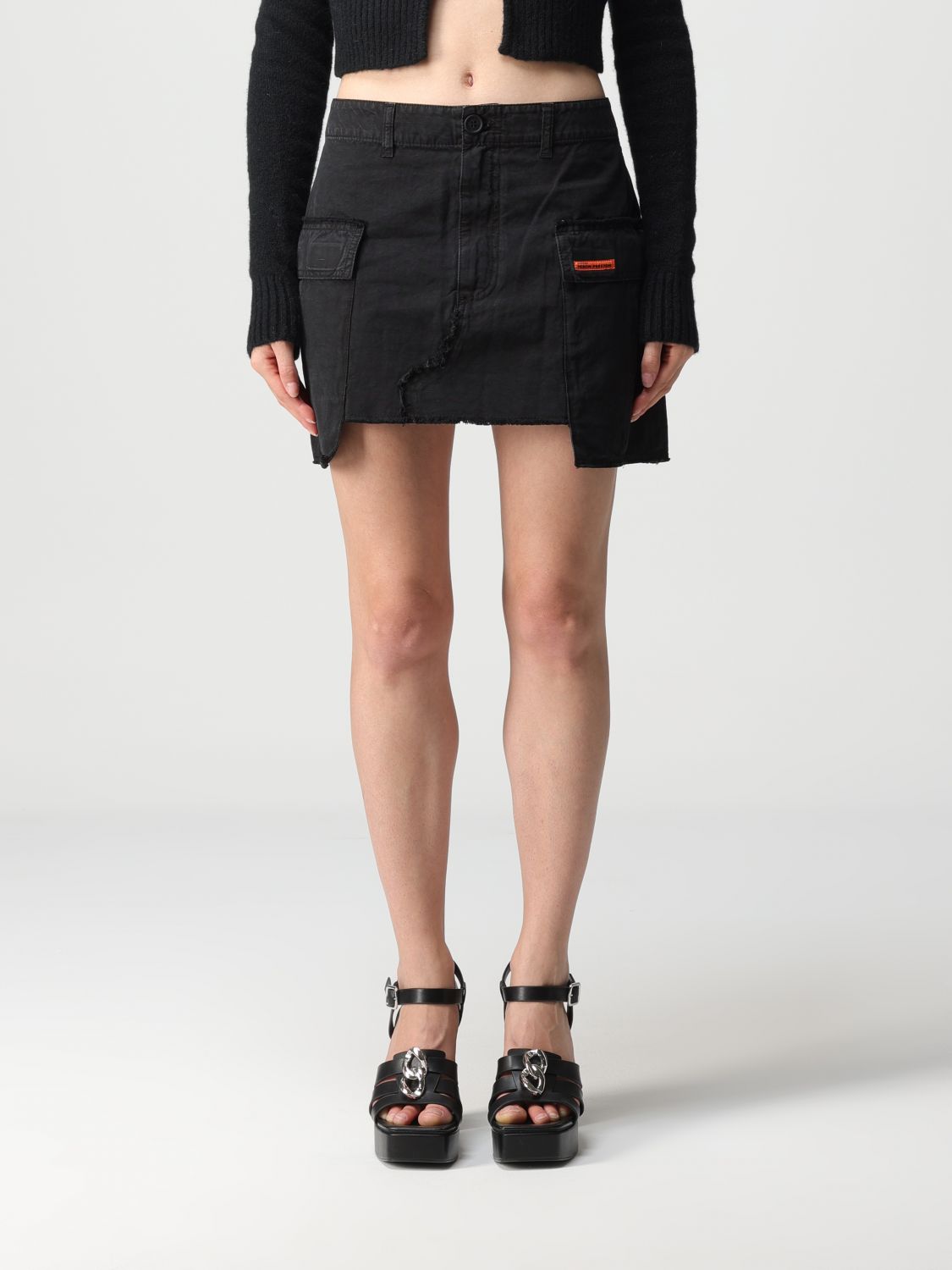 HERON PRESTON Skirt HERON PRESTON Woman colour Black