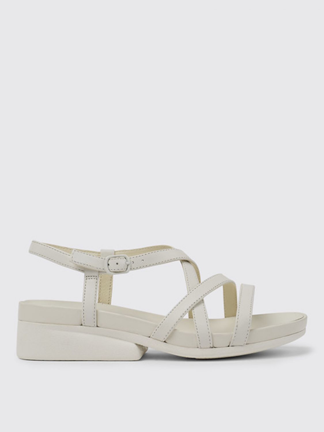 Camper Flat Sandals CAMPER Woman color White