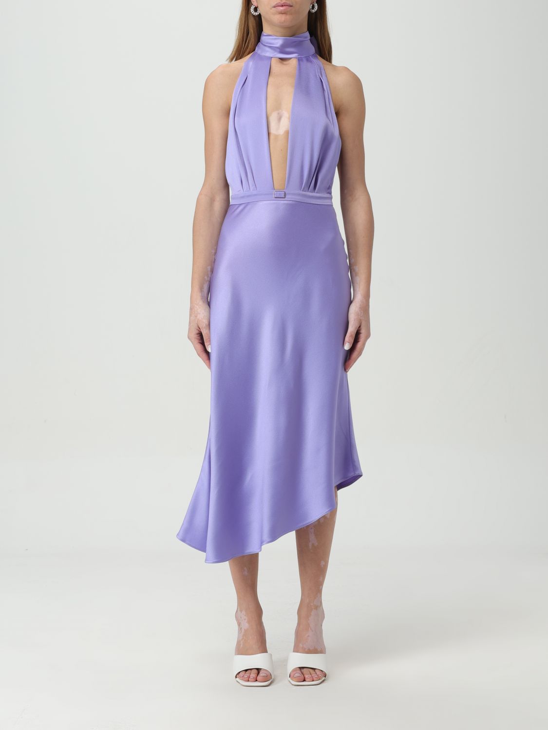 Elisabetta Franchi Dress ELISABETTA FRANCHI Woman colour Violet