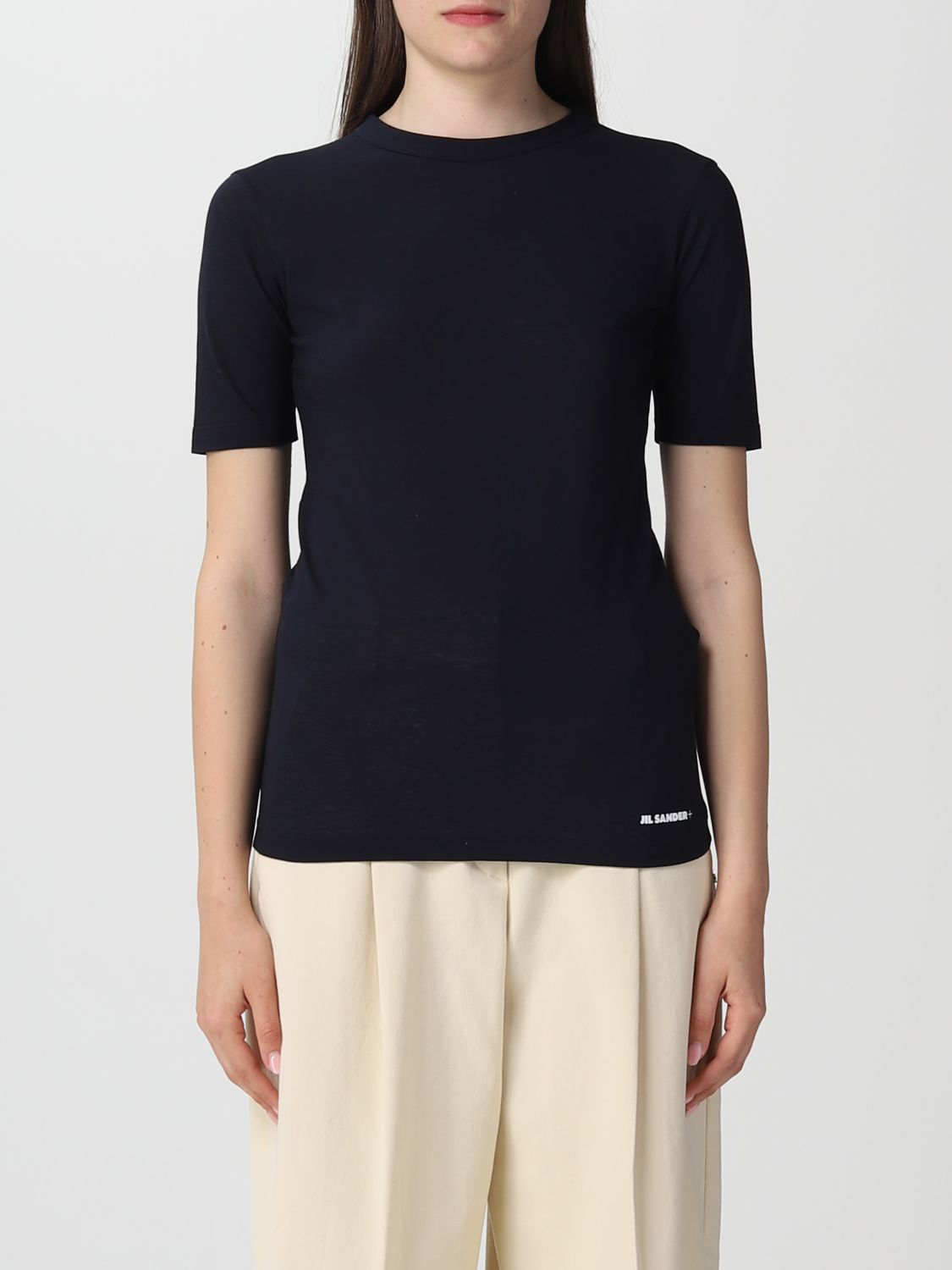 Jil Sander T-Shirt JIL SANDER Woman colour Blue