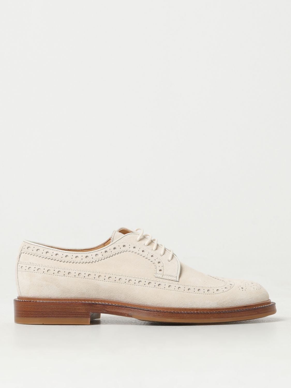 Brunello Cucinelli Brogue Shoes BRUNELLO CUCINELLI Men colour Beige