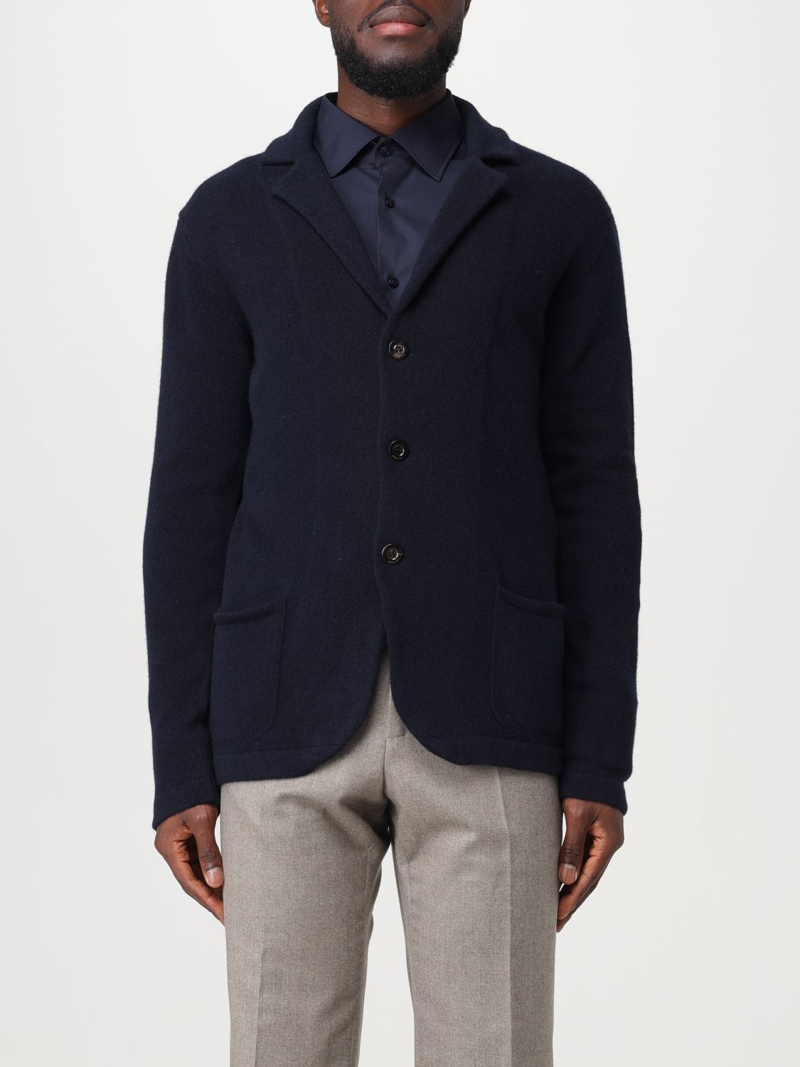 Boglioli Cardigan BOGLIOLI Men colour Blue