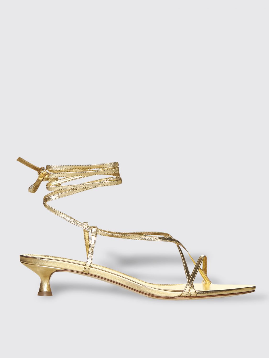 Aeyde Heeled Sandals AEYDE Woman colour Gold