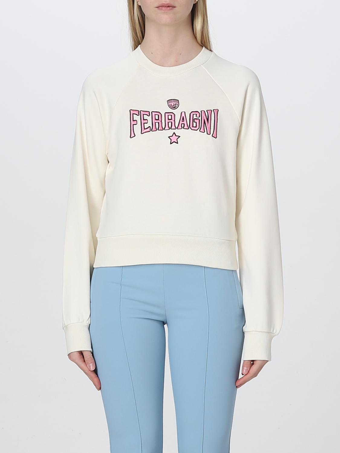 CHIARA FERRAGNI Sweatshirt CHIARA FERRAGNI Woman colour White