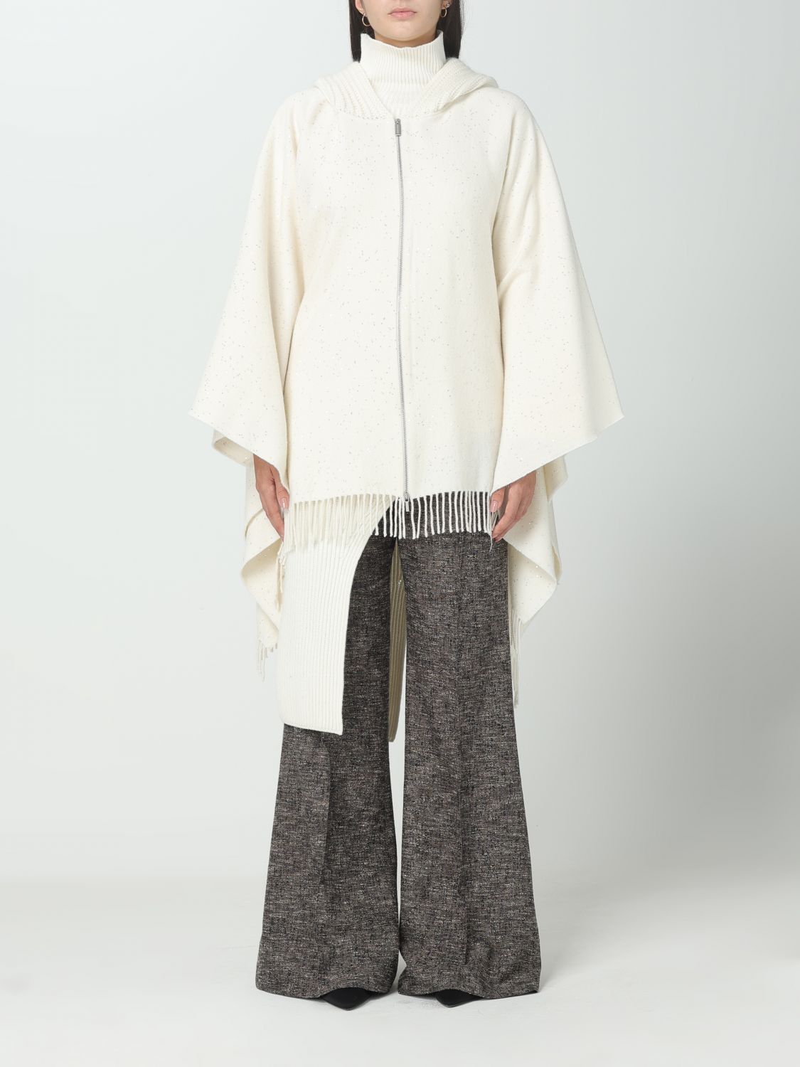 Fabiana Filippi Cloak FABIANA FILIPPI Woman colour White