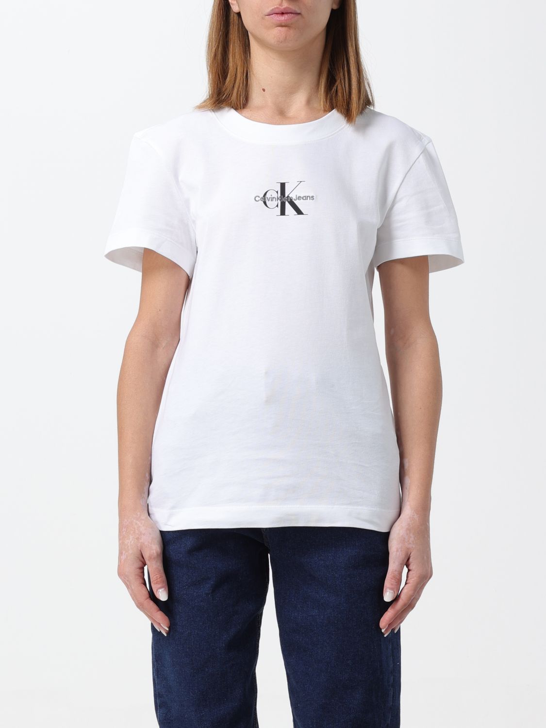 Ck Jeans T-Shirt CK JEANS Woman colour White