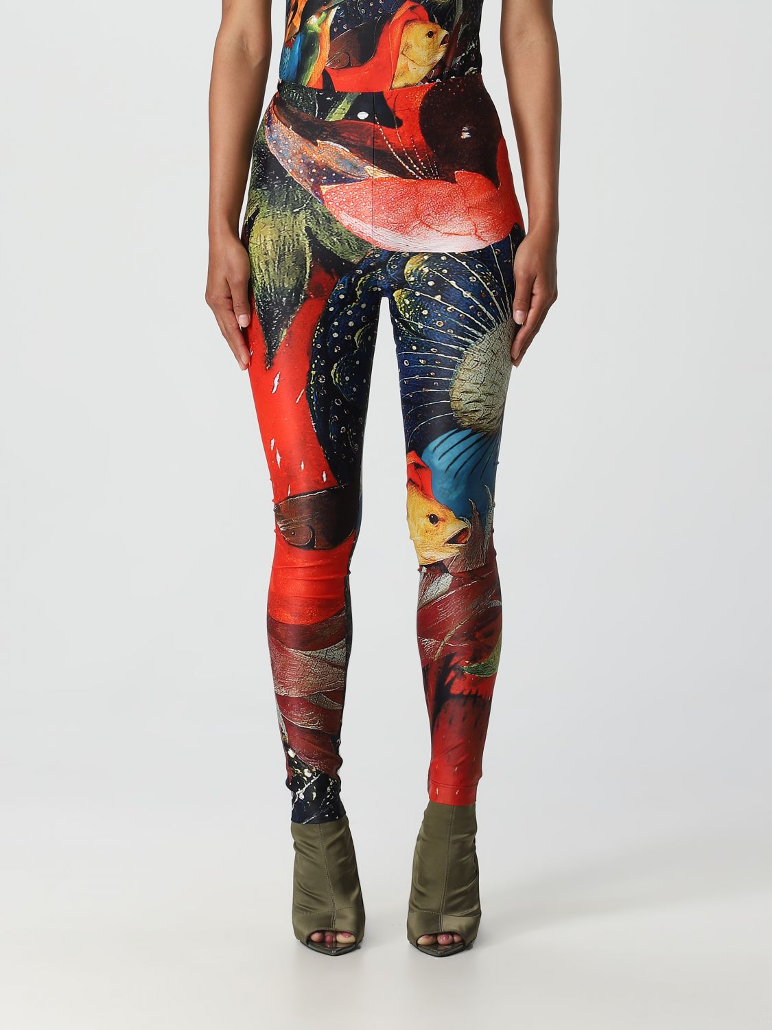 Alexander McQueen Trousers ALEXANDER MCQUEEN Woman colour Multicolor