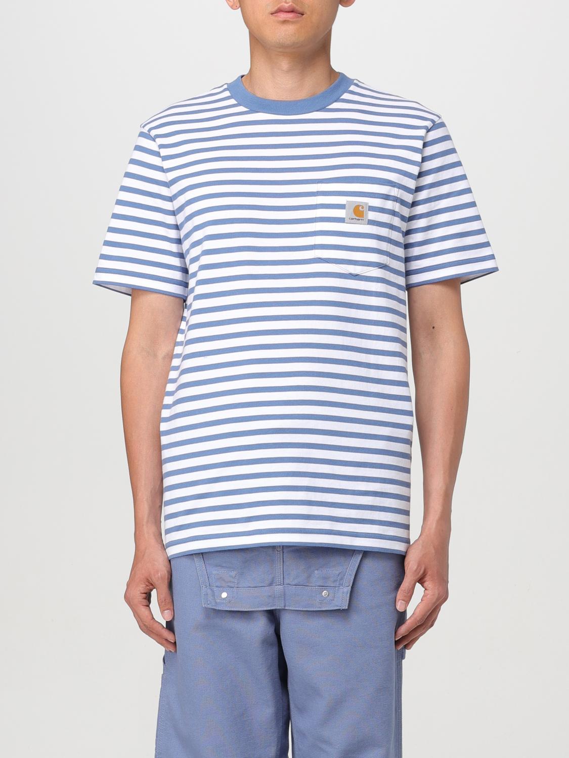 Carhartt WIP T-Shirt CARHARTT WIP Men color Gnawed Blue