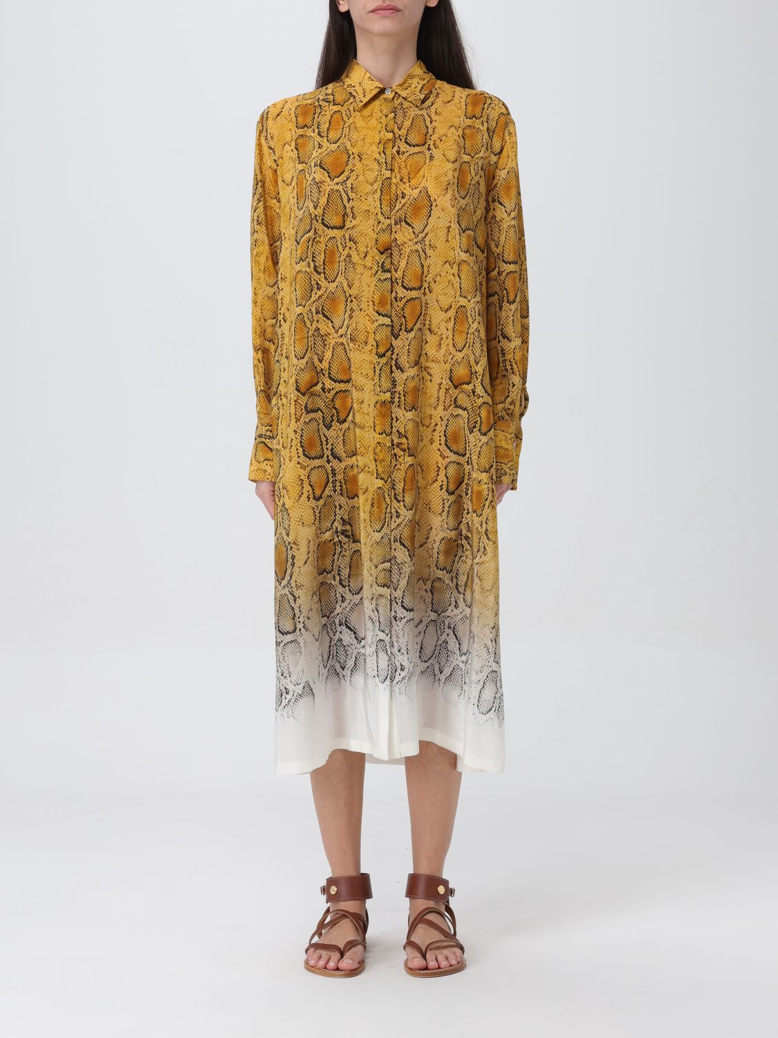 Max Mara Dress MAX MARA Woman colour Yellow