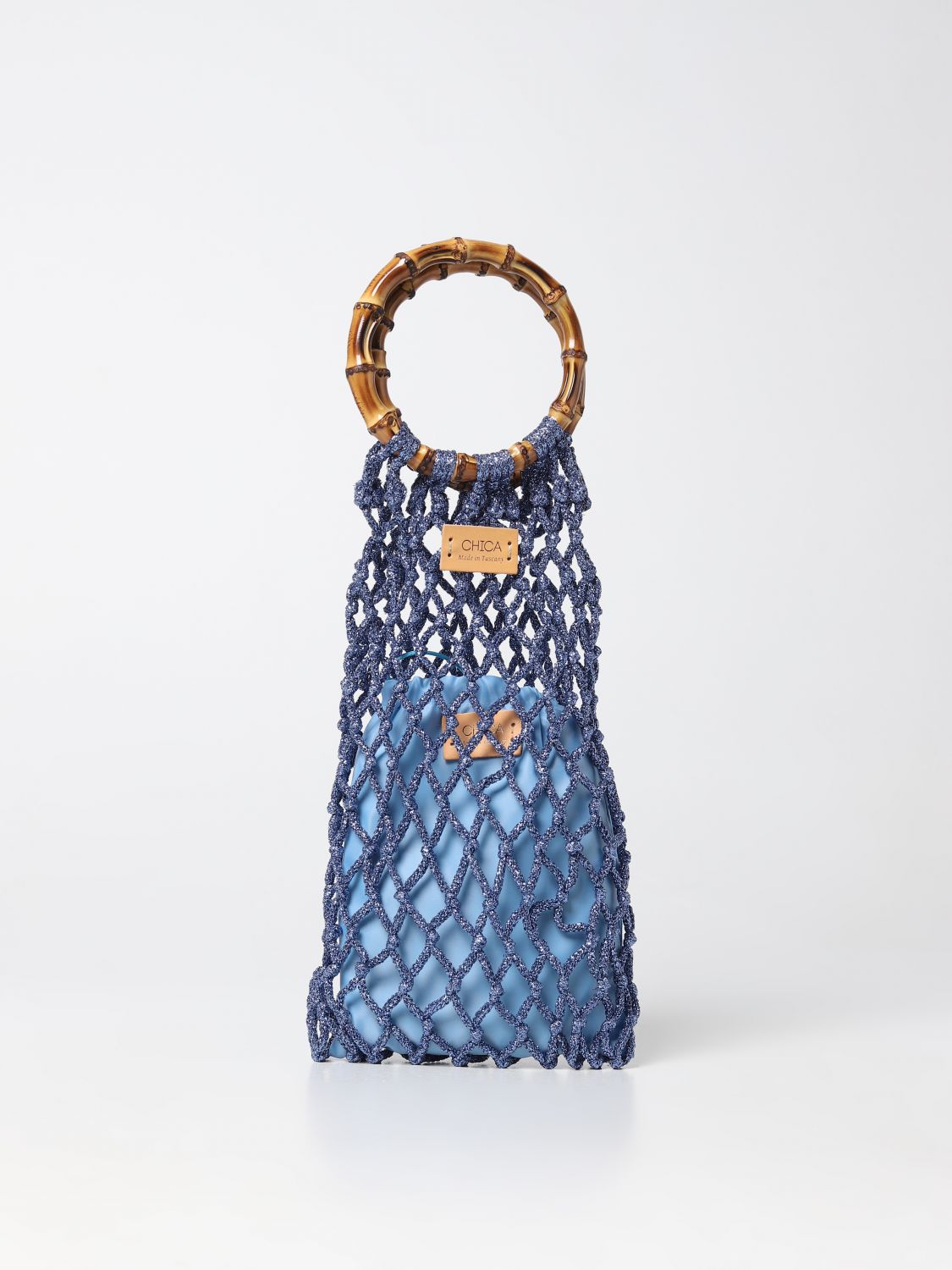 Chica Handbag CHICA Woman colour Gnawed Blue