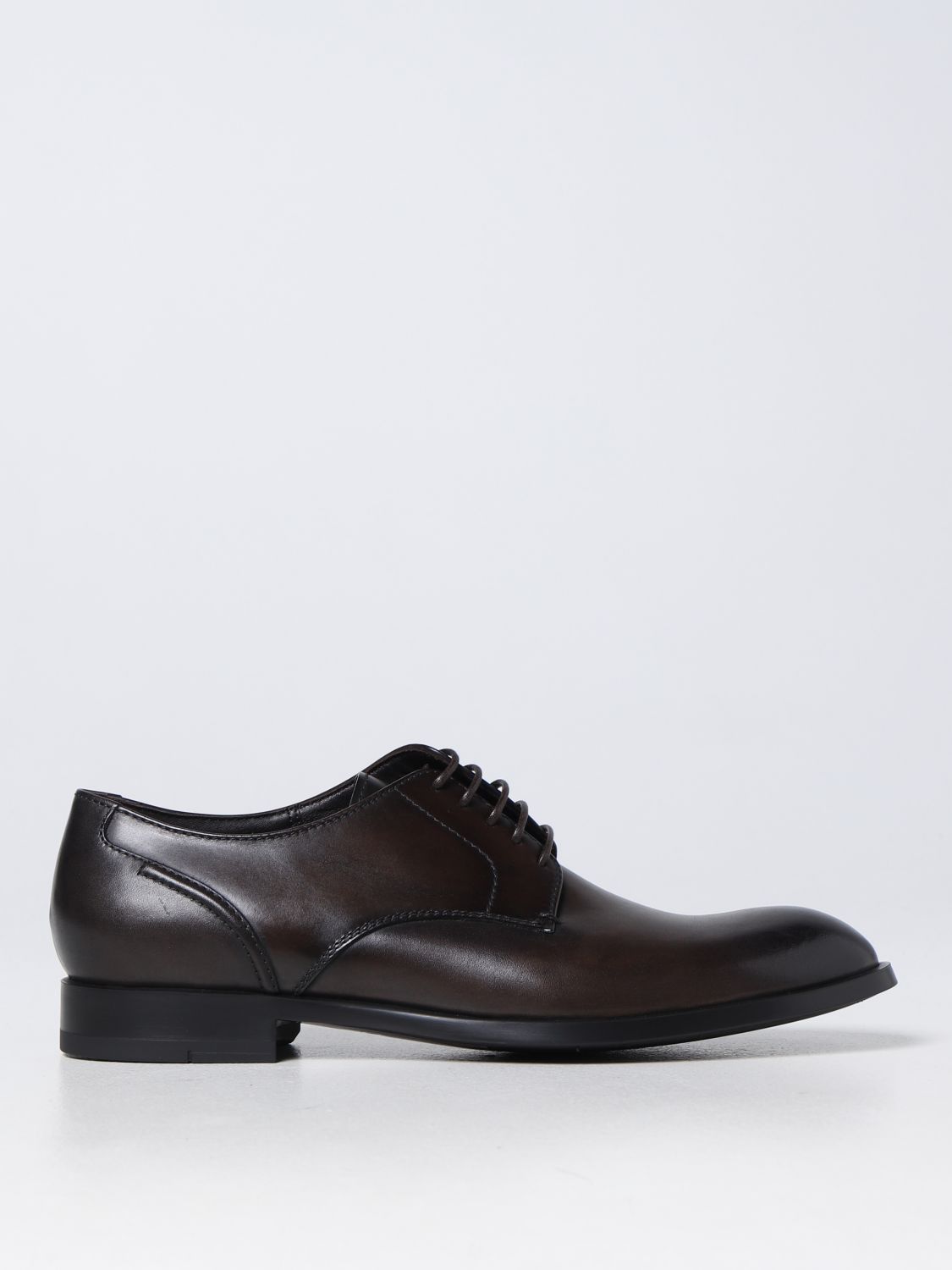 zegna Brogue Shoes ZEGNA Men colour Dark