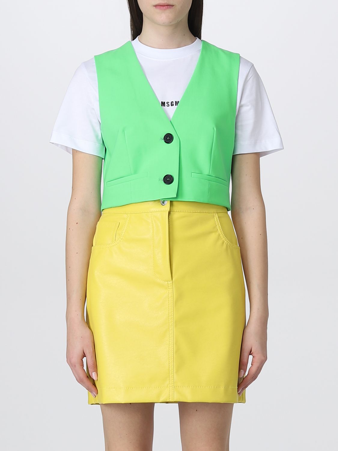 Msgm Top MSGM Woman colour Green