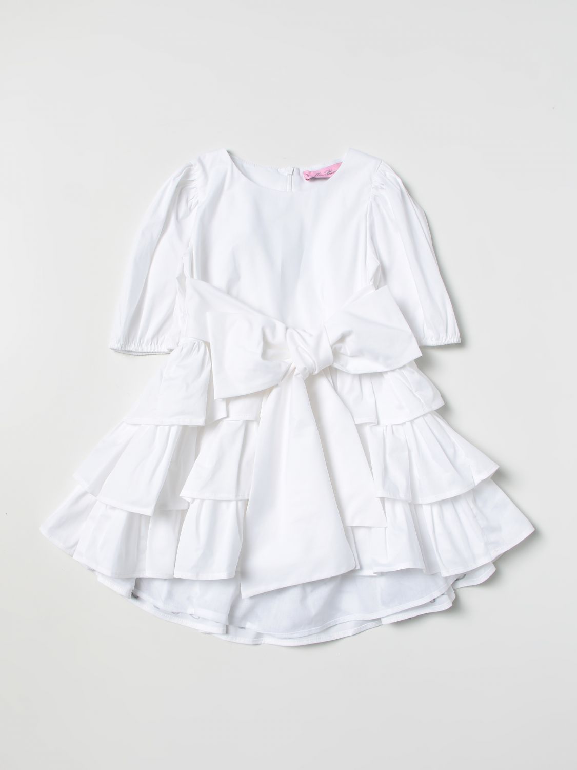 Miss Blumarine Dress MISS BLUMARINE Kids colour White