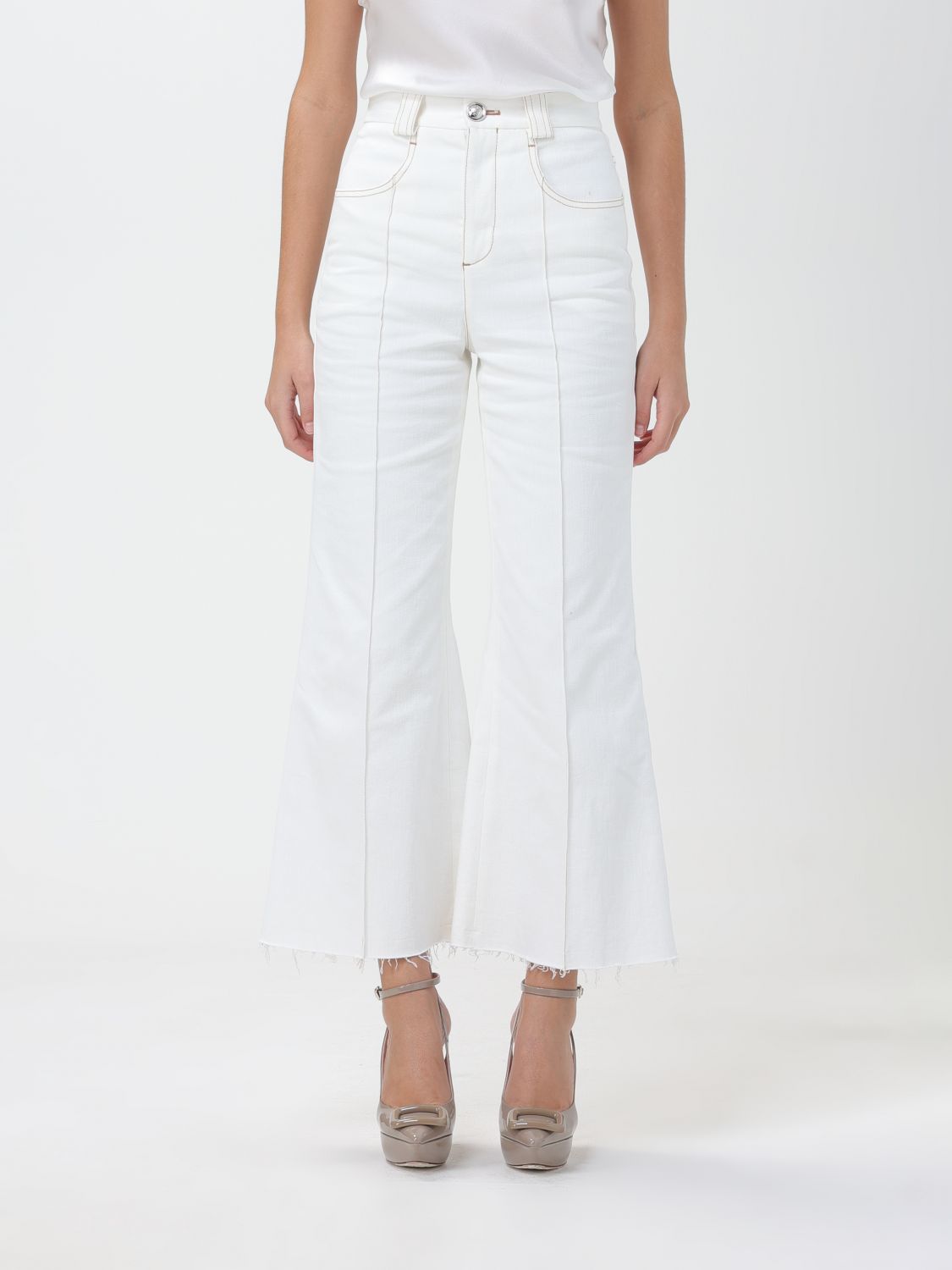 Giambattista Valli Trousers GIAMBATTISTA VALLI Woman colour White