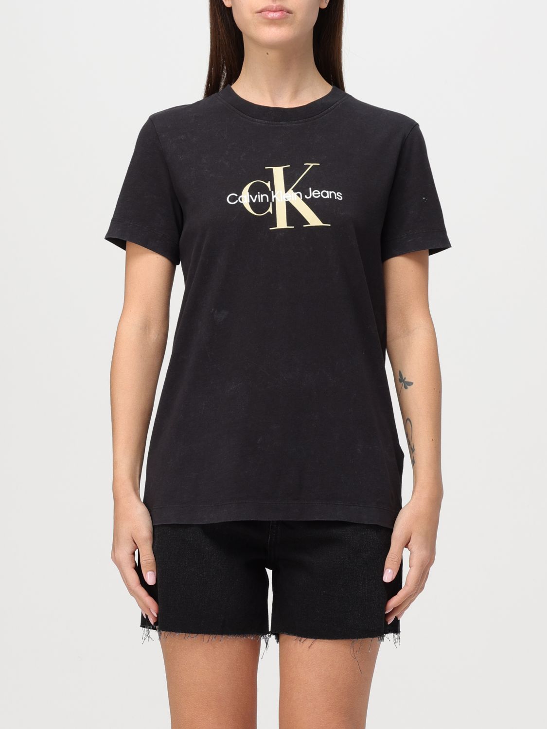 Ck Jeans T-Shirt CK JEANS Woman colour Black
