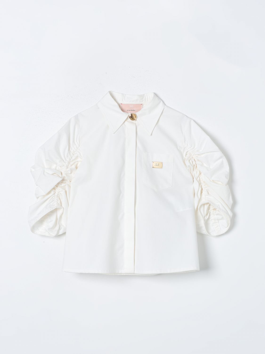 Elisabetta Franchi La Mia Bambina Shirt ELISABETTA FRANCHI LA MIA BAMBINA Kids colour Yellow Cream