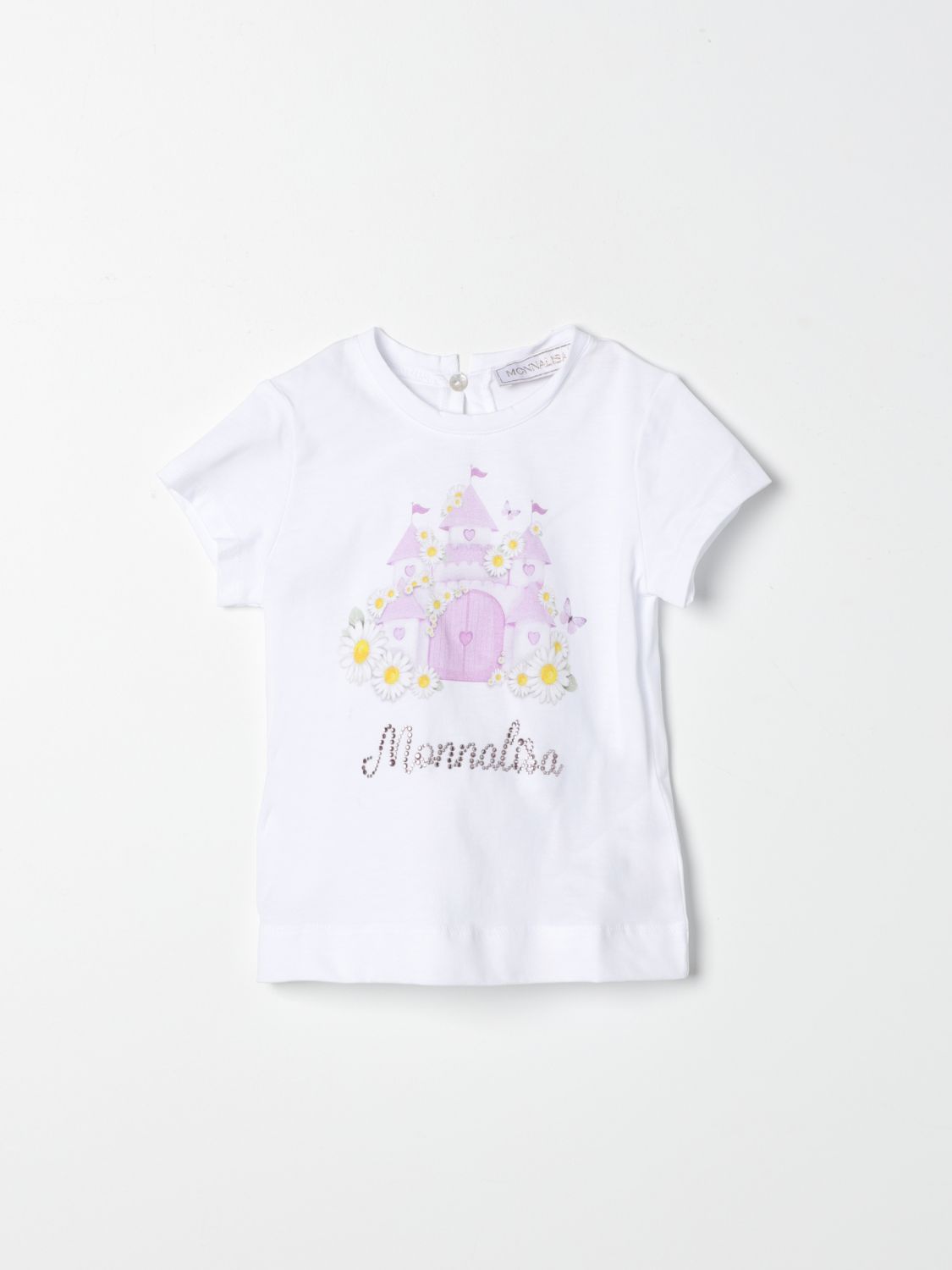 Monnalisa T-Shirt MONNALISA Kids colour White