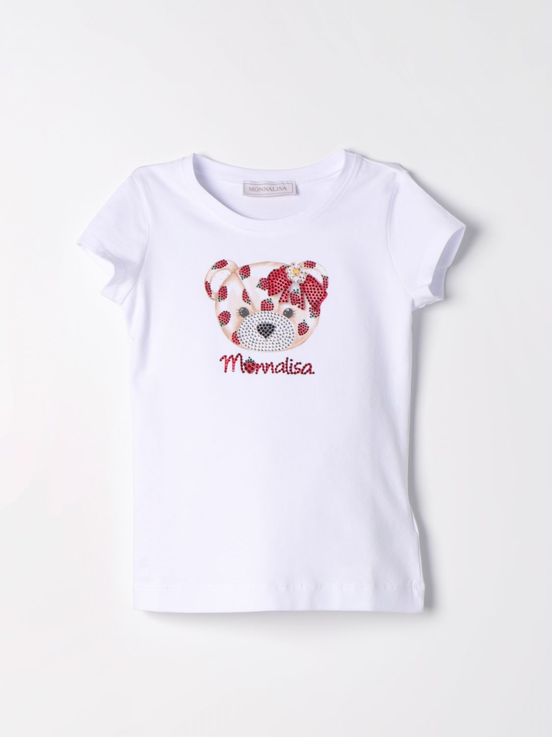 Monnalisa T-Shirt MONNALISA Kids colour White