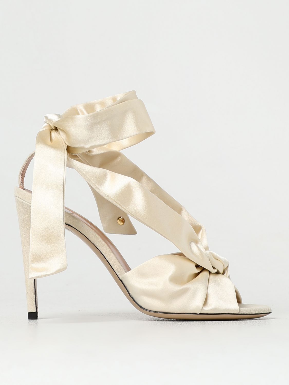 Moschino Couture Heeled Sandals MOSCHINO COUTURE Woman color Cream