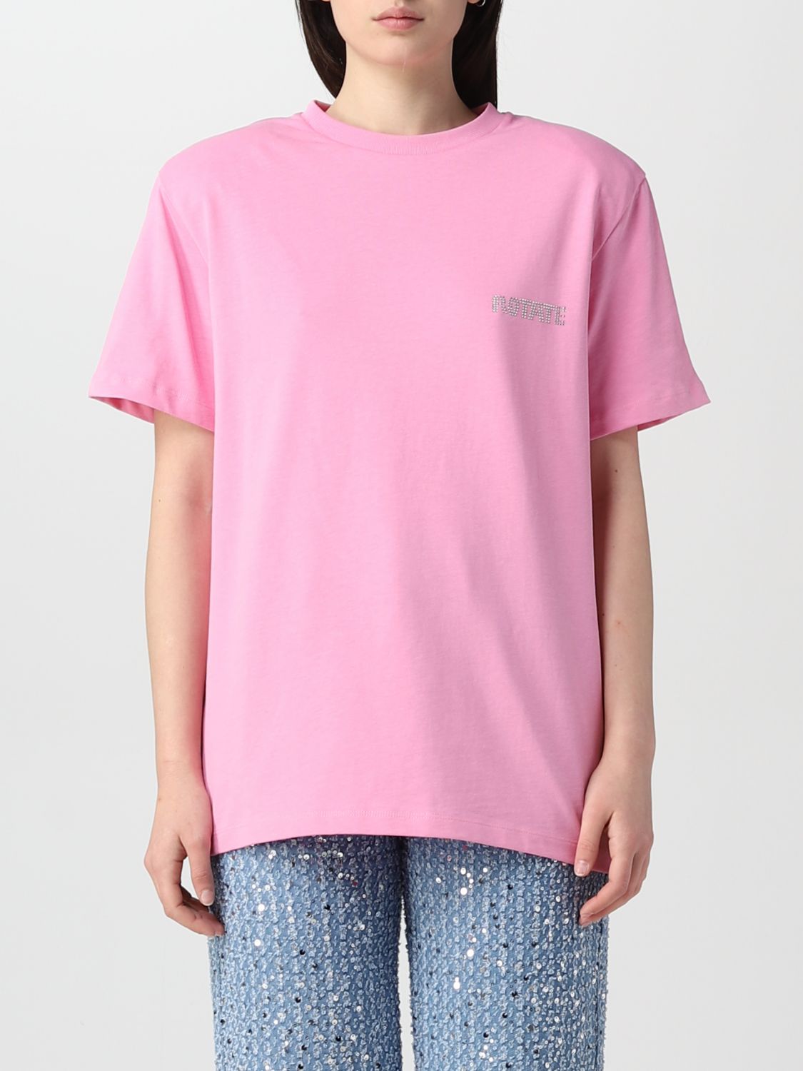 Rotate T-Shirt ROTATE Woman colour Pink