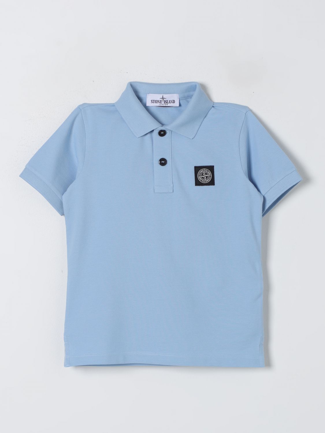 Stone Island Junior Polo Shirt STONE ISLAND JUNIOR Kids colour Gnawed Blue