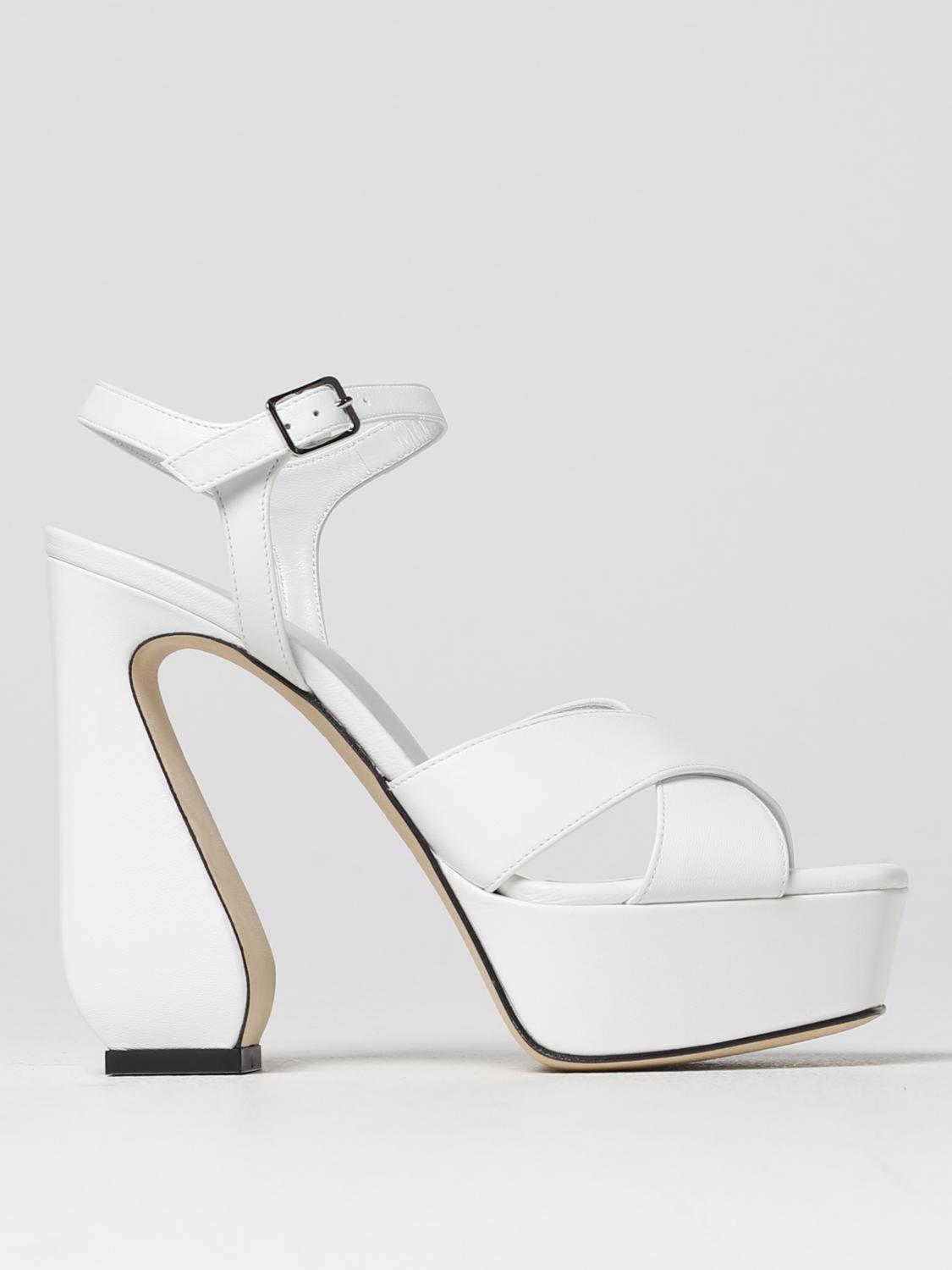 Sergio Rossi Heeled Sandals SERGIO ROSSI Woman colour White