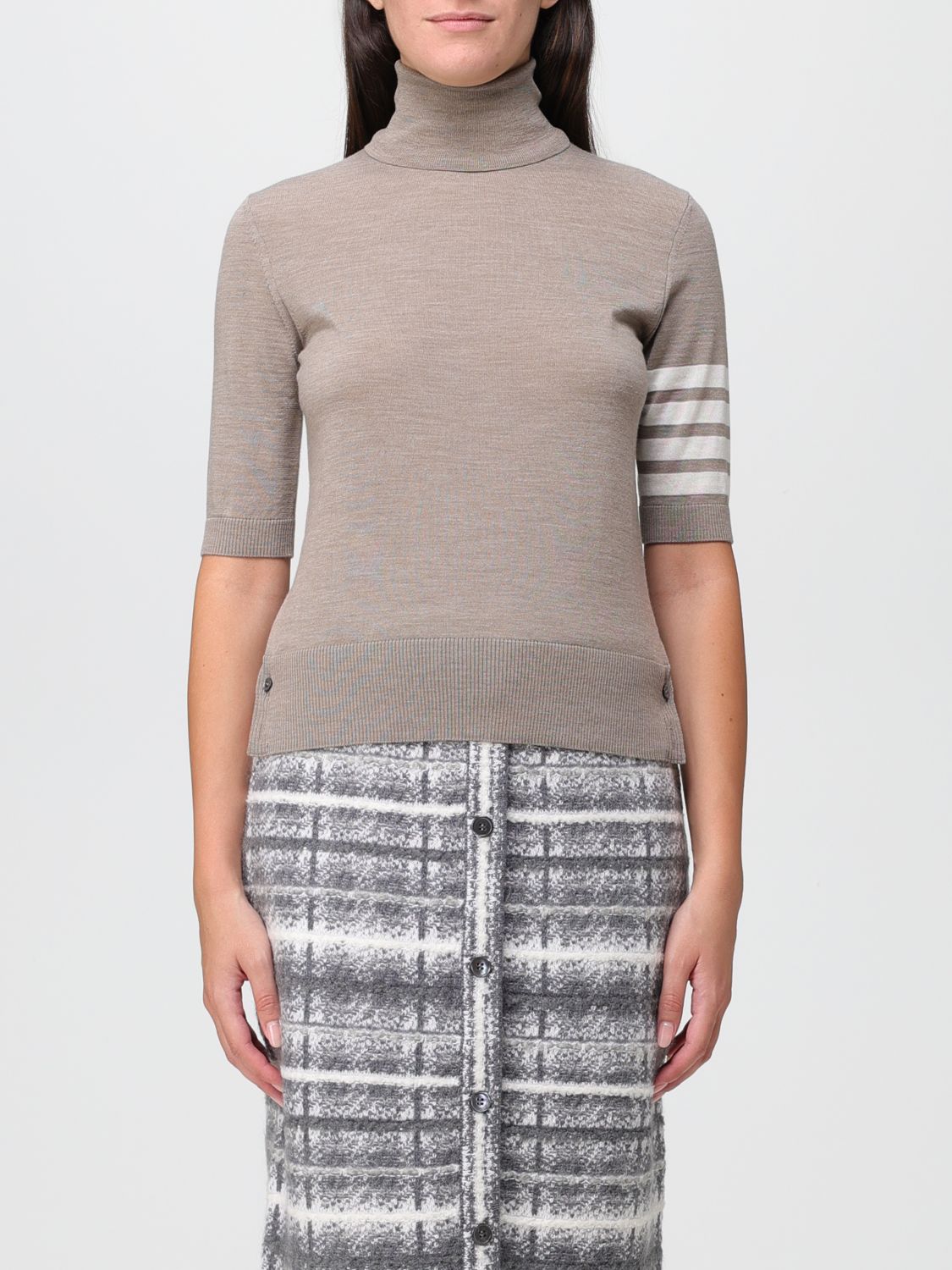 Thom Browne Jumper THOM BROWNE Woman colour Dove Grey