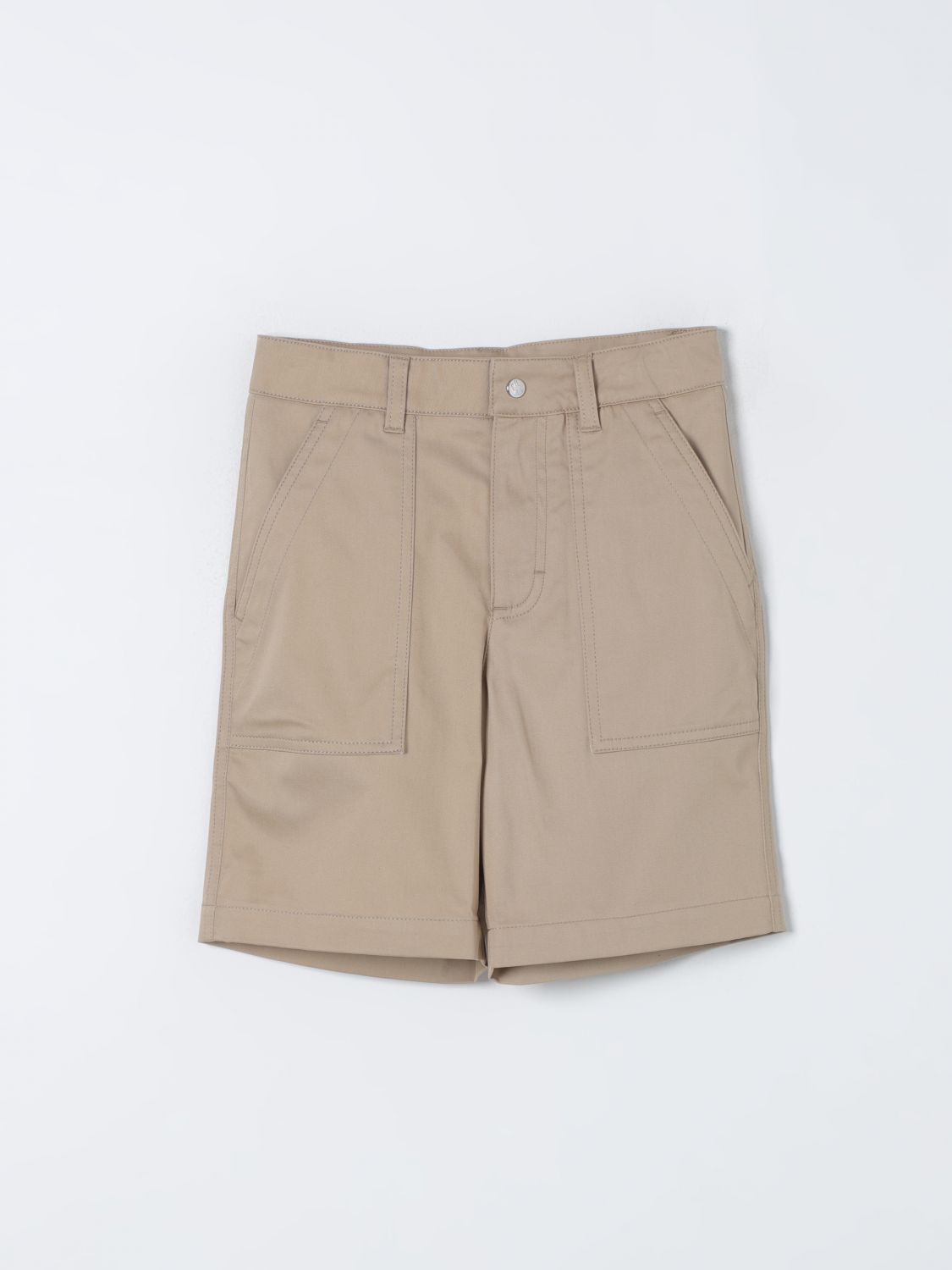 Moncler Shorts MONCLER Kids colour Beige