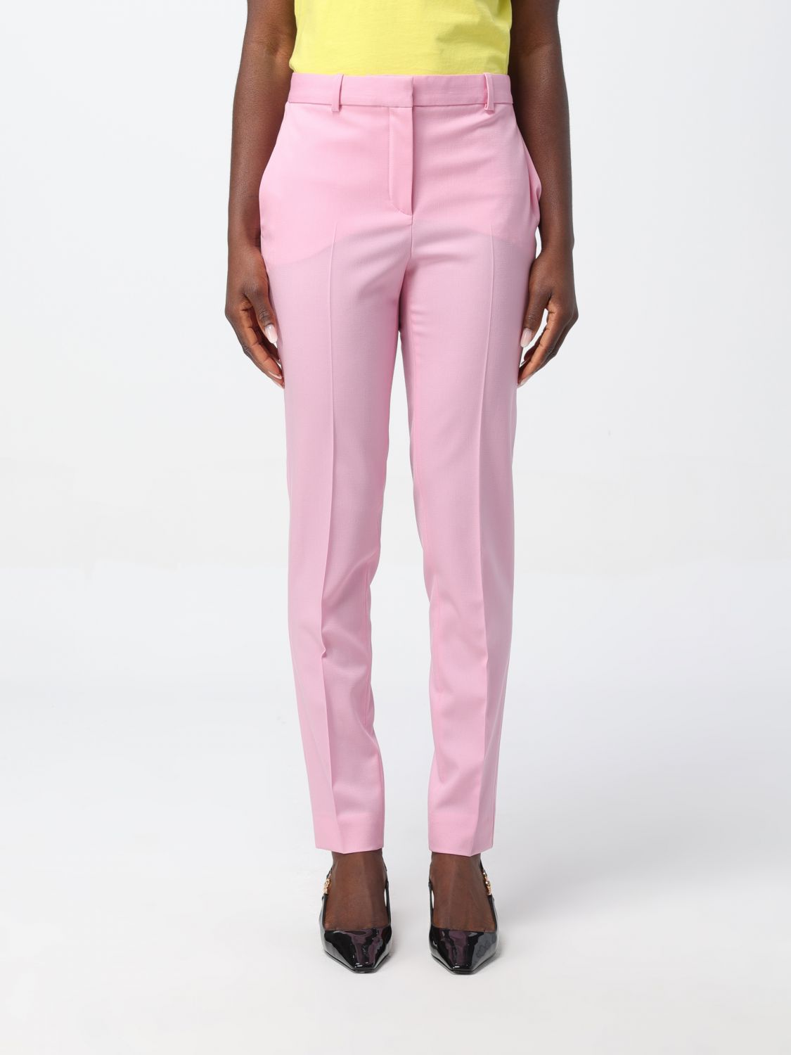 Versace Trousers VERSACE Woman colour Pink