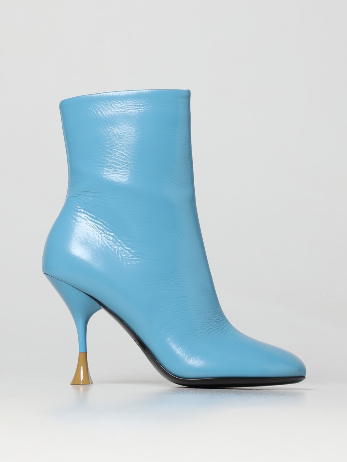 3JUIN Heeled Ankle Boots 3JUIN Woman colour Turquoise