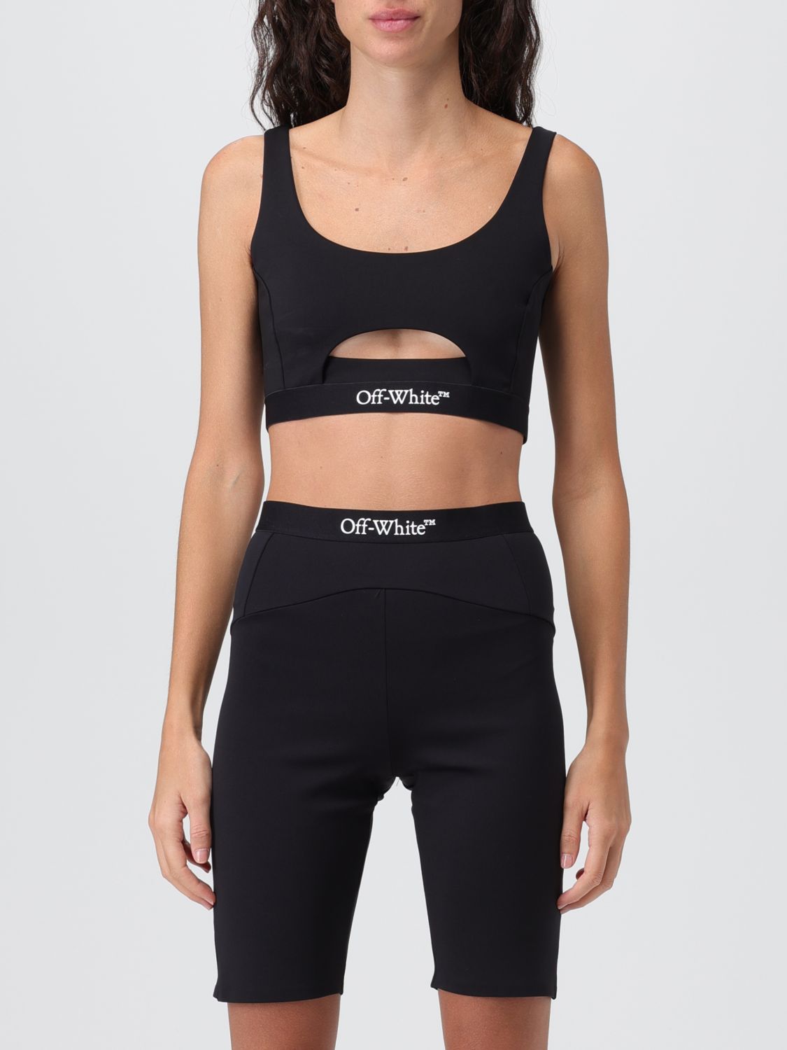 OFF-WHITE Top OFF-WHITE Woman colour Black