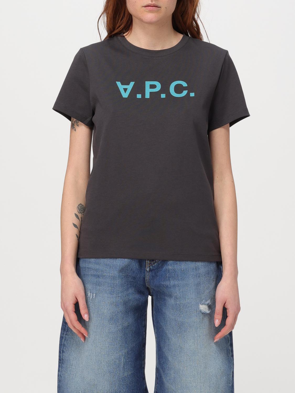 A.P.C. T-Shirt A.P.C. Woman colour Charcoal