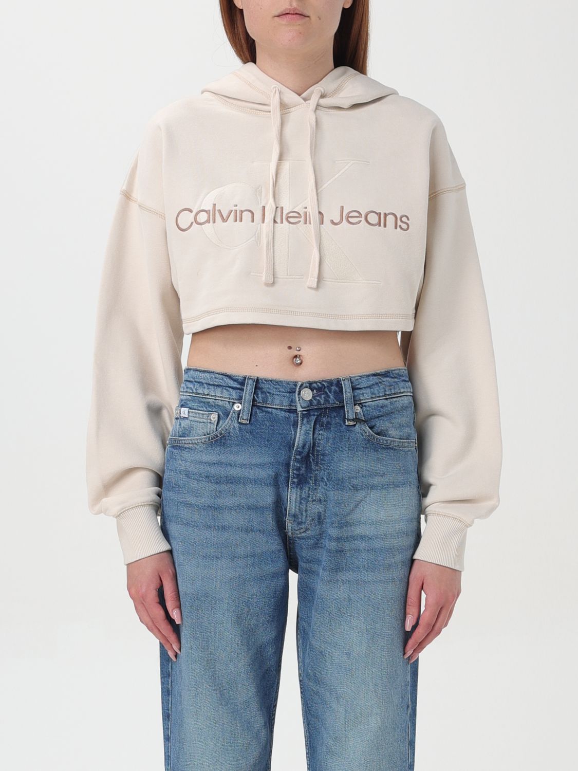 Ck Jeans Jacket CK JEANS Woman color White