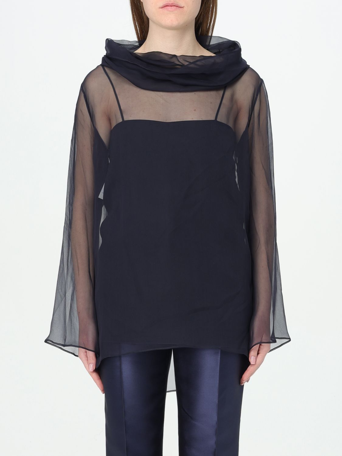 Alberta Ferretti Top ALBERTA FERRETTI Woman color Navy