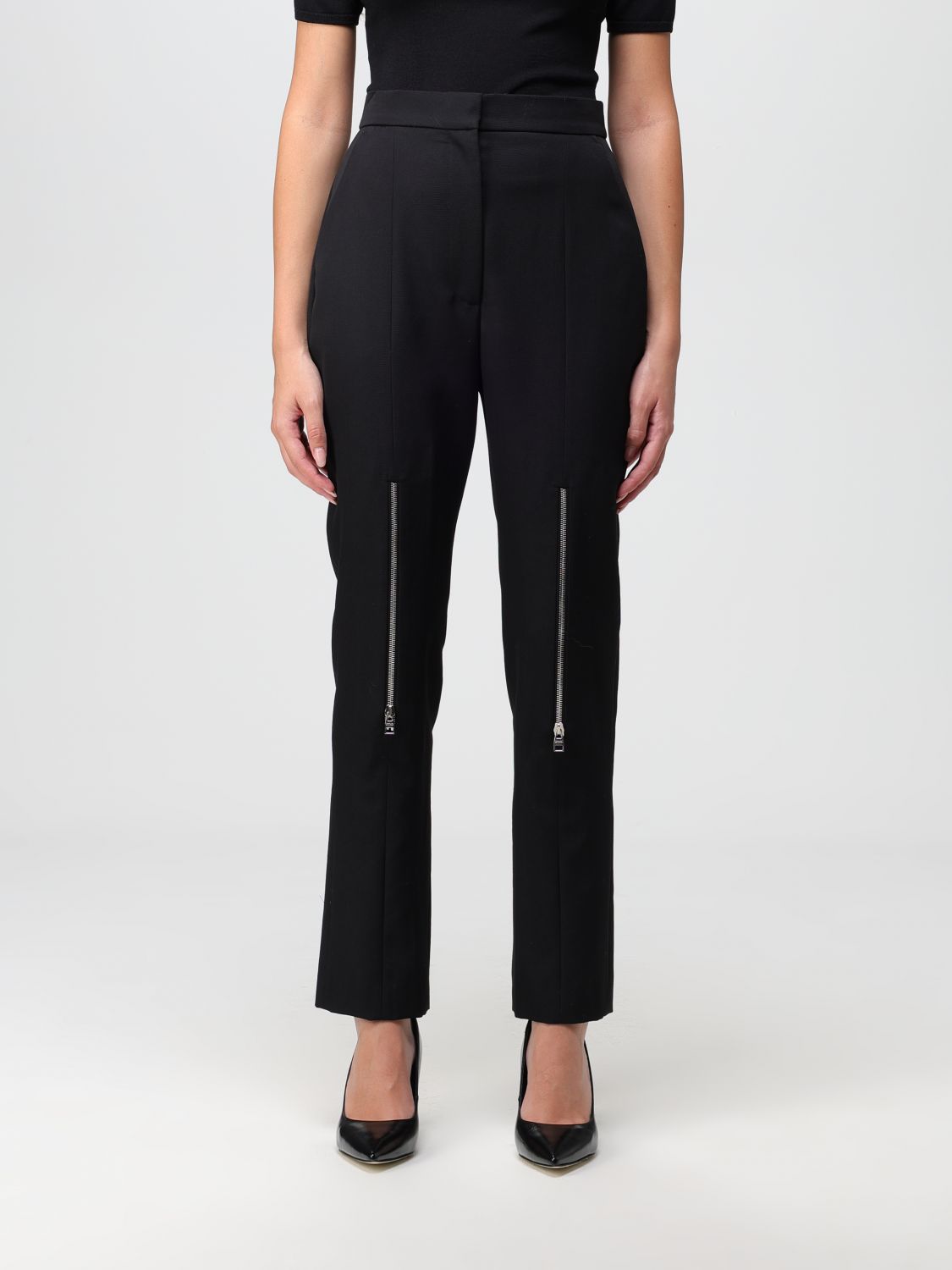 Alexander McQueen Trousers ALEXANDER MCQUEEN Woman colour Black