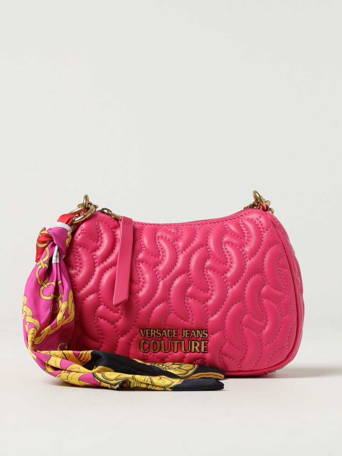 Versace Jeans Couture Crossbody Bags VERSACE JEANS COUTURE Woman colour Fuchsia