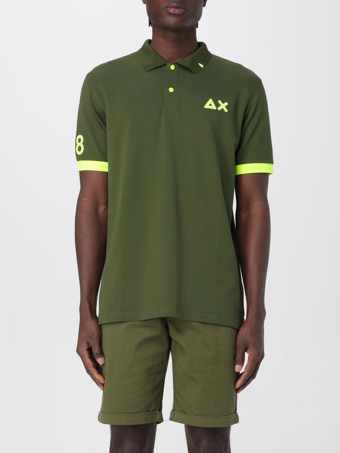  Polo Shirt SUN 68 Men colour Green