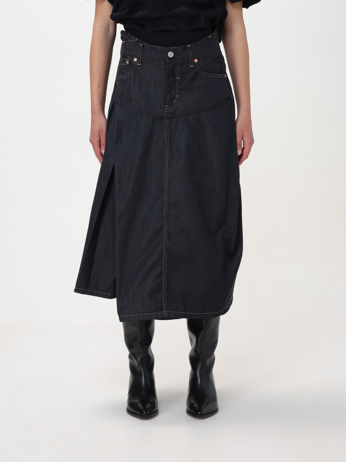 Junya Watanabe Skirt JUNYA WATANABE Woman colour Denim