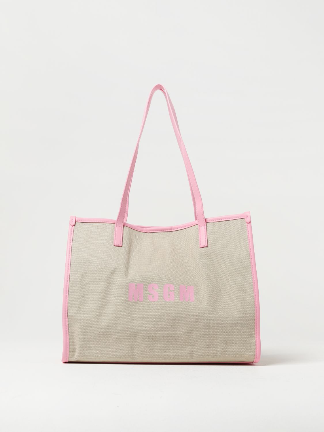 Msgm Tote Bags MSGM Woman colour Pink