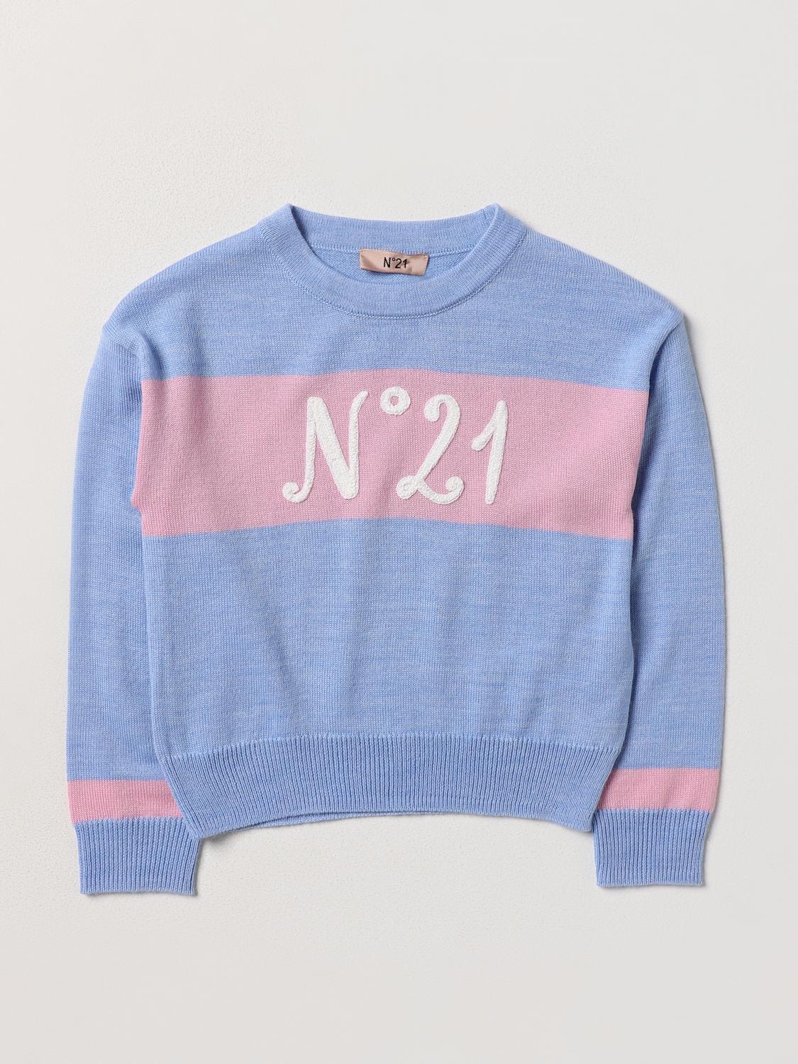 N° 21 Jumper N° 21 Kids colour Gnawed Blue