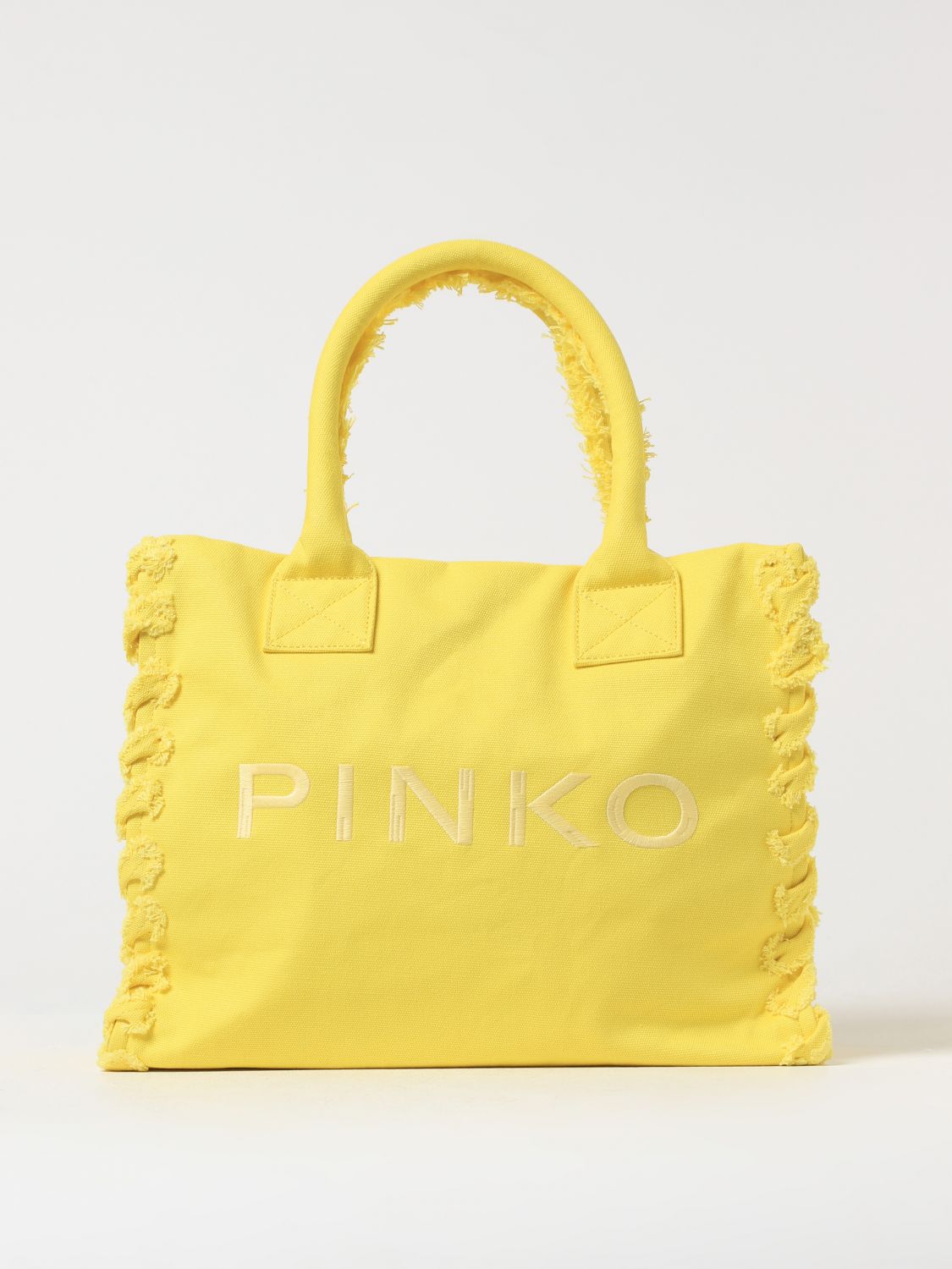 Pinko Tote Bags PINKO Woman color Yellow