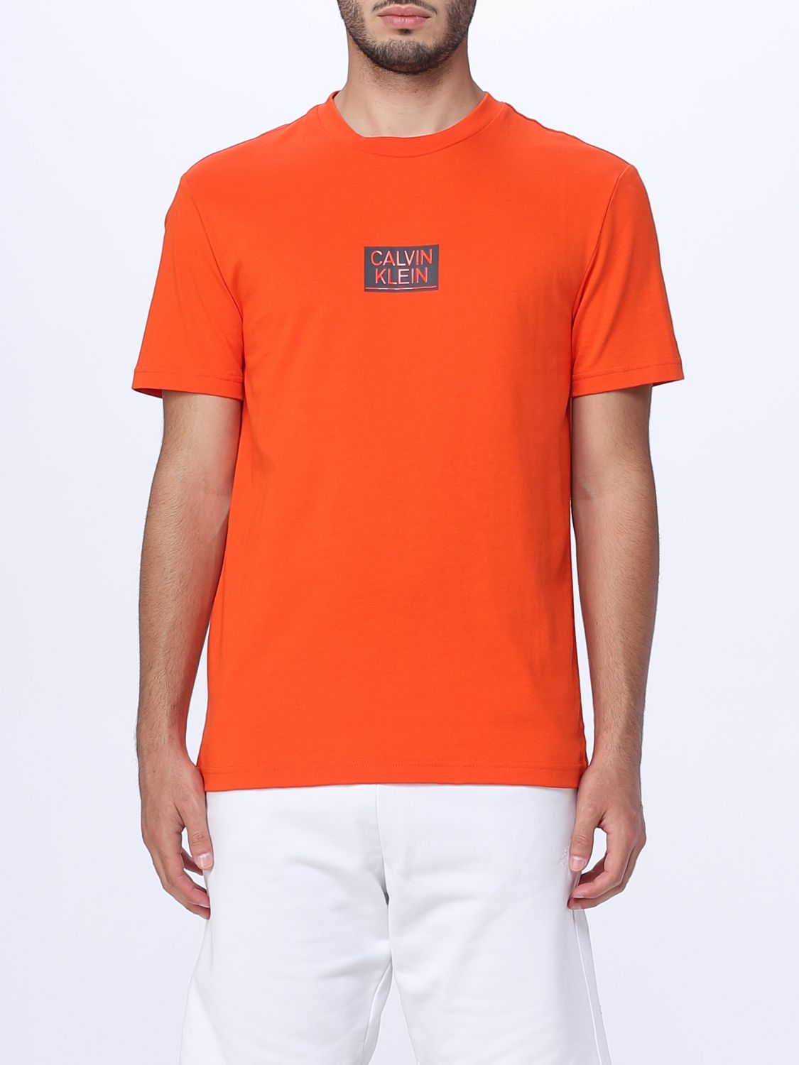 Calvin Klein T-Shirt CALVIN KLEIN Men colour Orange