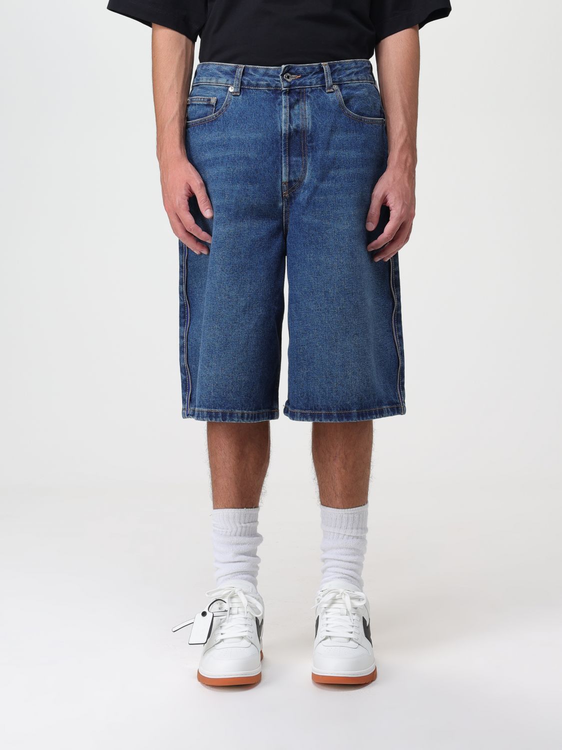 OFF-WHITE Short OFF-WHITE Men colour Blue