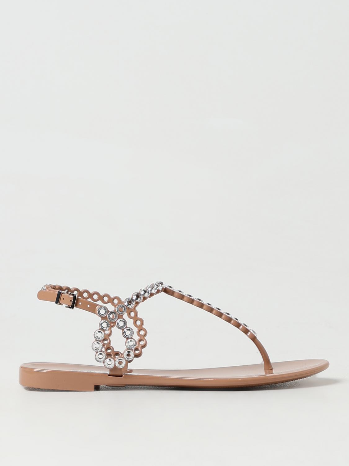 Aquazzura Flat Sandals AQUAZZURA Woman colour Pink