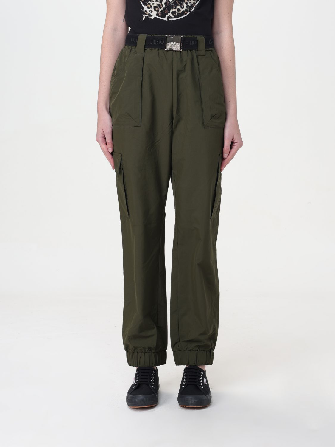 Liu Jo Trousers LIU JO Woman colour Green