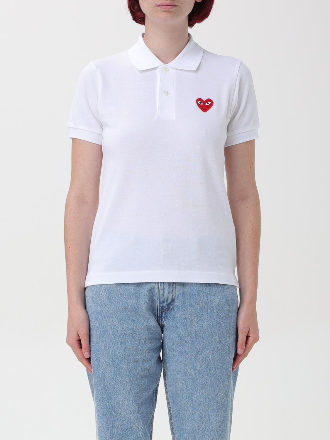 Comme Des Garçons Play Polo Shirt COMME DES GARCONS PLAY Woman color White