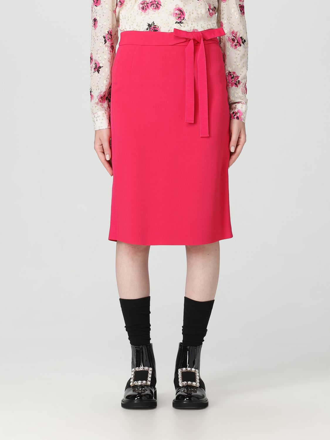 Red Valentino Skirt RED VALENTINO Woman colour Fuchsia